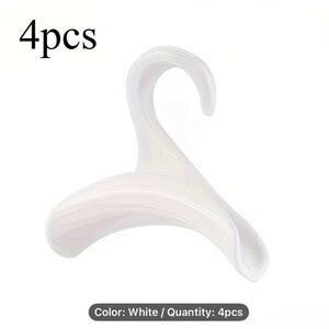Set of 4 White Hangers